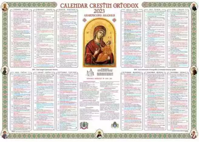 calendar ortodox 2023