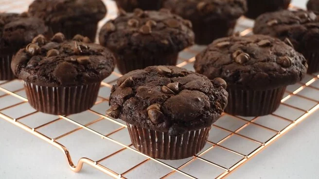 muffins pufoase cu ciocolata